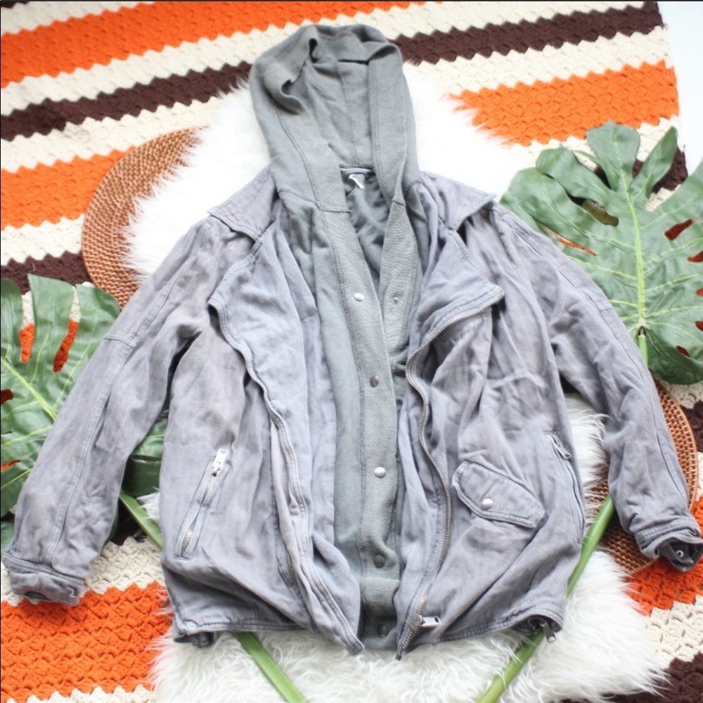Free people oversized cargo jacket